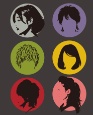 Hairstyle silhouette