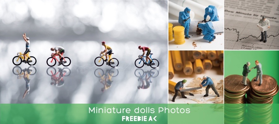 Miniature doll Stock Photos