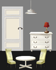 Realistick furniture illustration