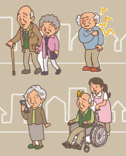 Retired life illustration