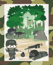 Survival game illustrations