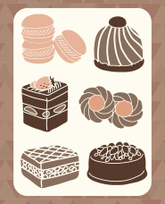 Sweets silhouettes
