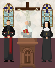 Church illustration material