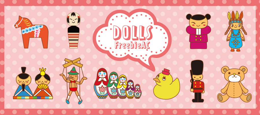 World dolls illustrations