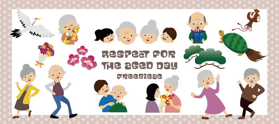 Respect for the Elderly Day illustration