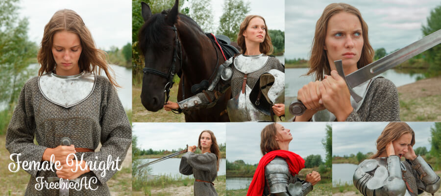 中世女性剣士の写真 無料素材ならフリービーac