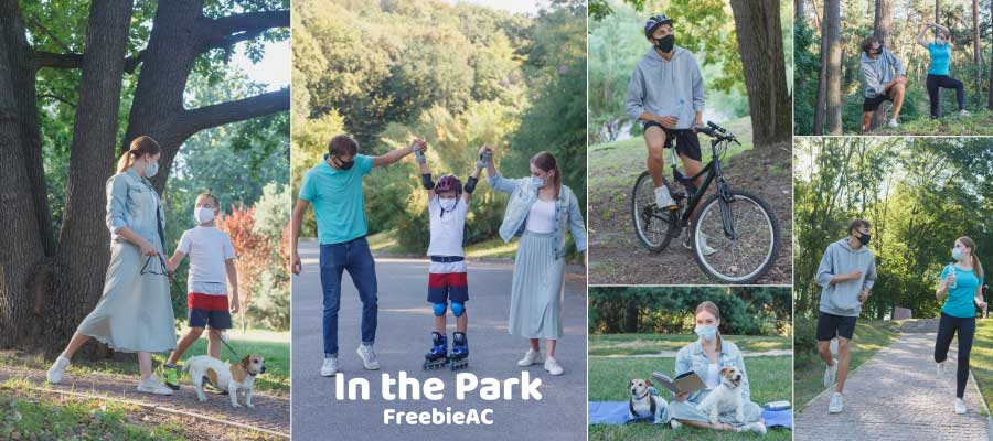 公園で過ごす人々イメージ写真 無料素材ならフリービーac