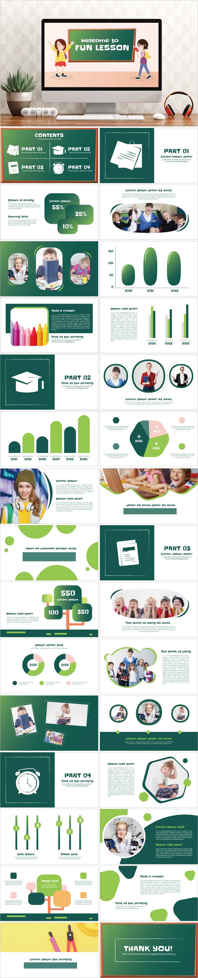PowerPoint template vol.54