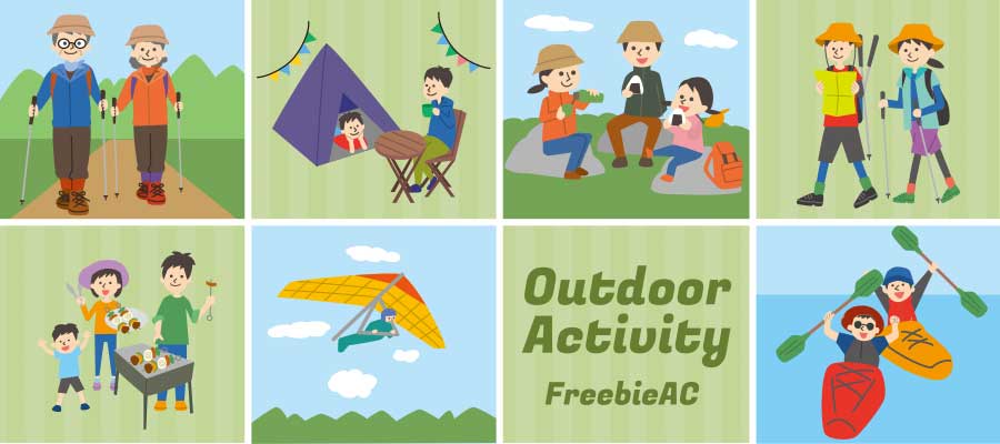 Outdoor activity illustration