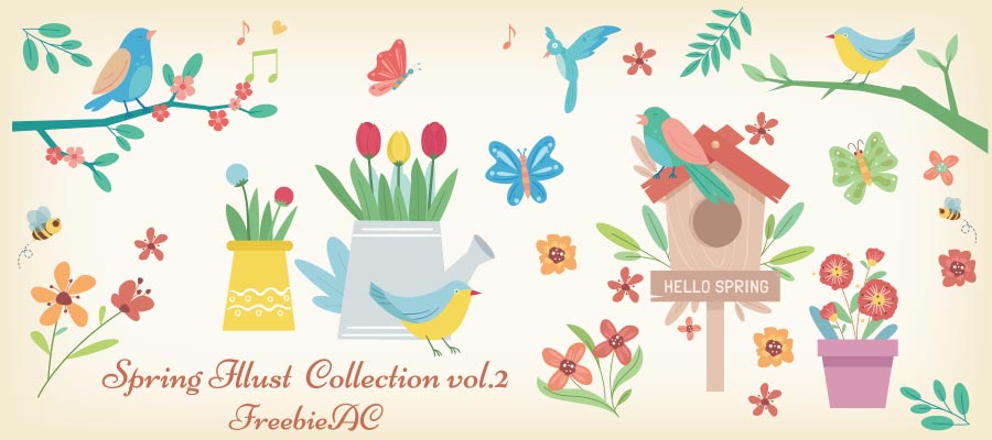 Spring Illustration Collection vol.2