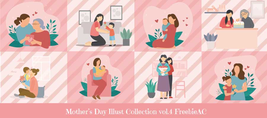 Mother's Day Illustration Collection vol.4