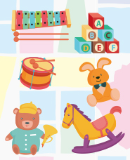 Toy illustration collection