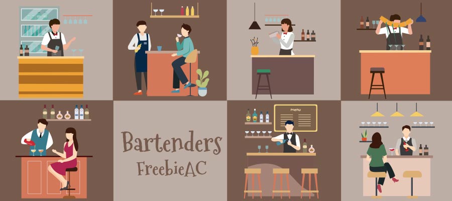 Bộ sưu tập hình minh họa Bartender
