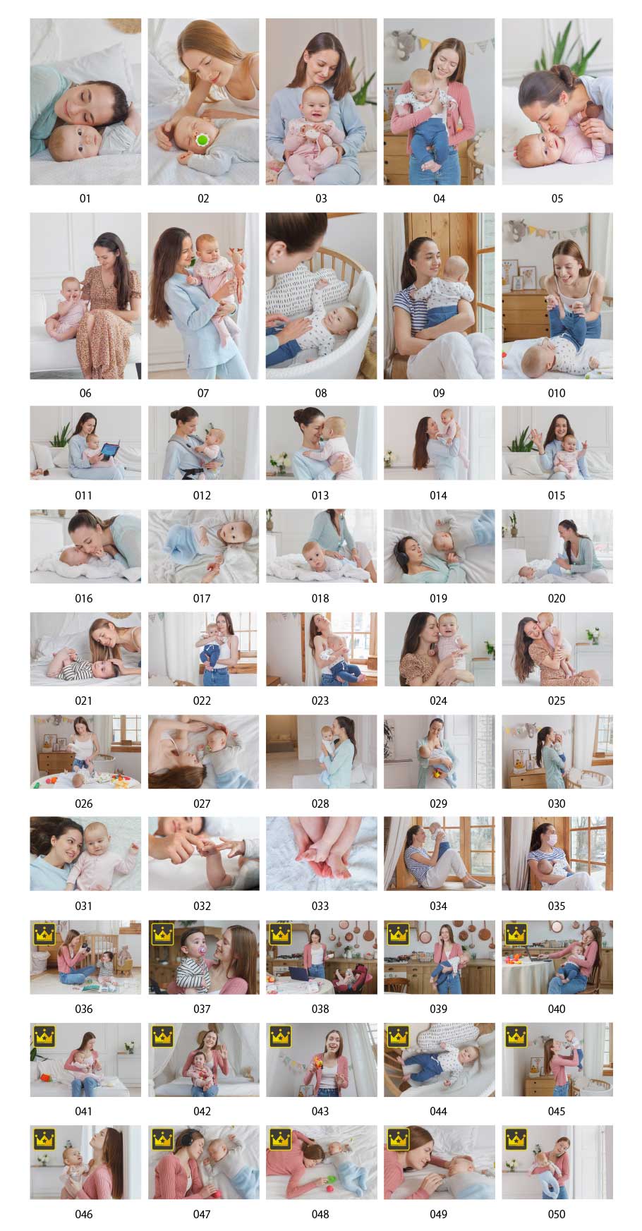 Baby and mom photos