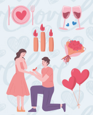 Dating illustration collection