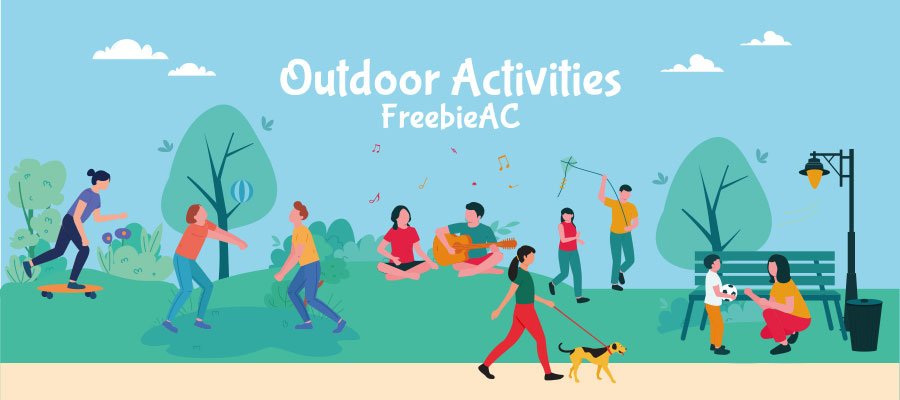 Outdoor activity illustration collection