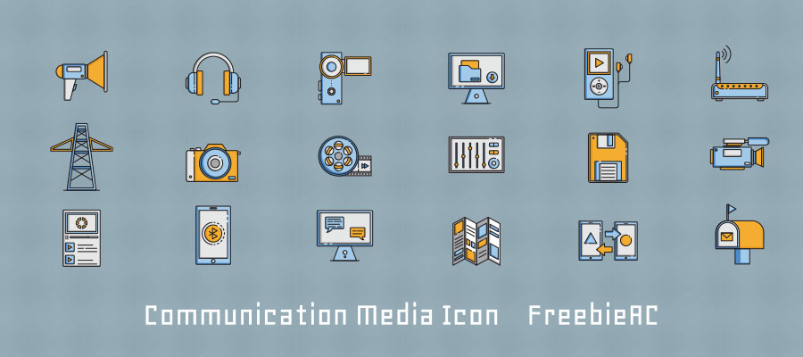 Communication media icon