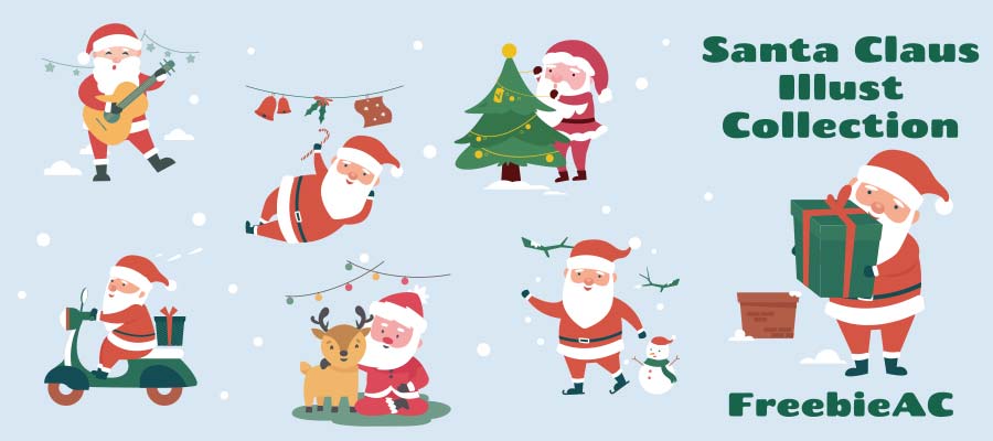 Santa Claus Illustration Collection