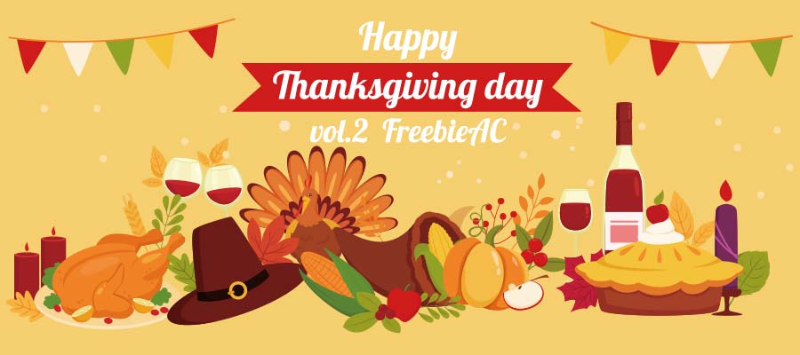 Thanksgiving Day Illustration Collection vol.2