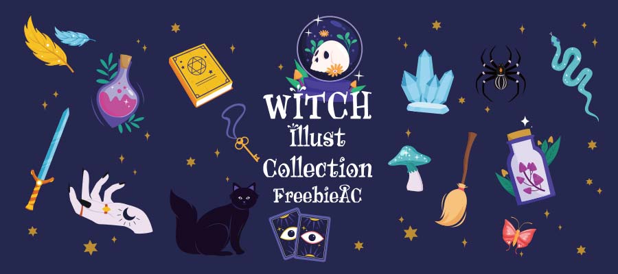 Witch illustration collection