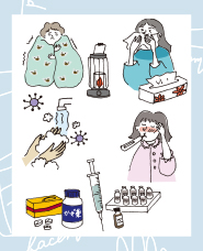 Cold/flu illustration