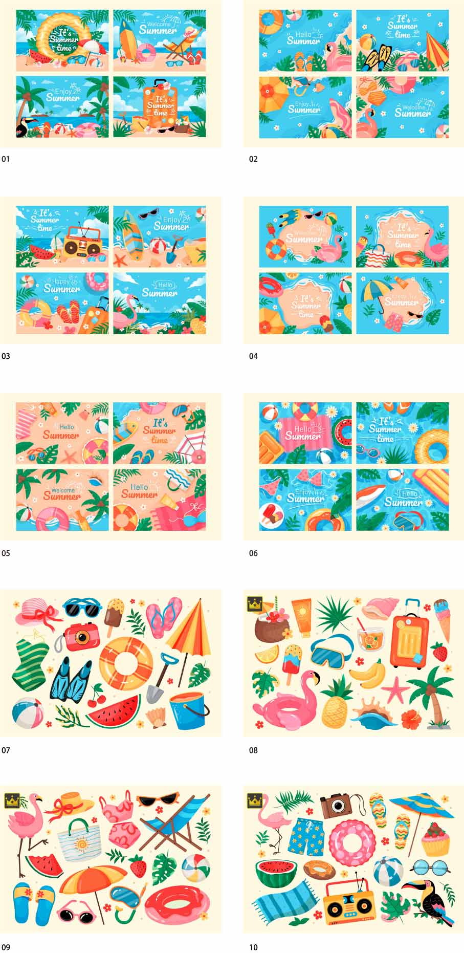 Summer Illustration Collection vol.6