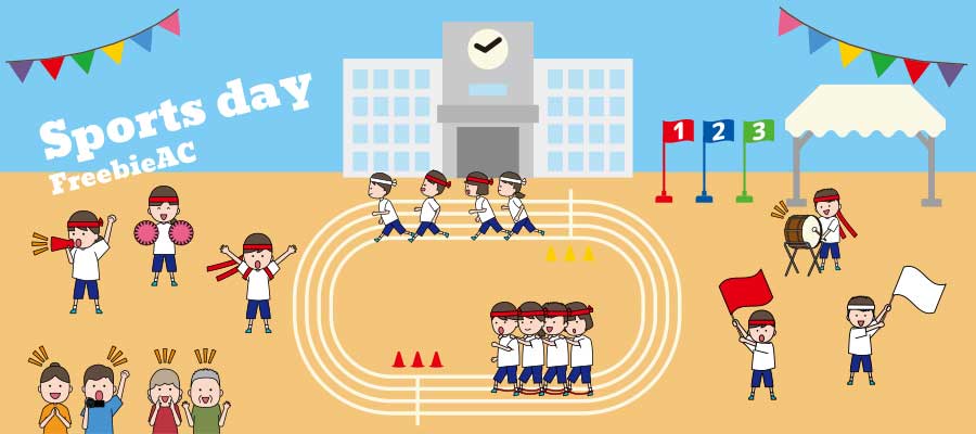 Sports day illustrations