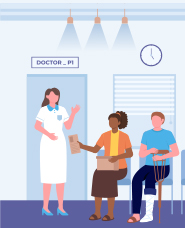 Doctor's examination illustration collection