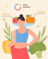 Diet illustration collection