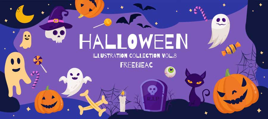 Halloween illustration collection vol.8