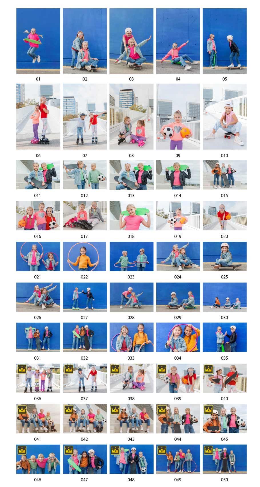 Children's sports photos