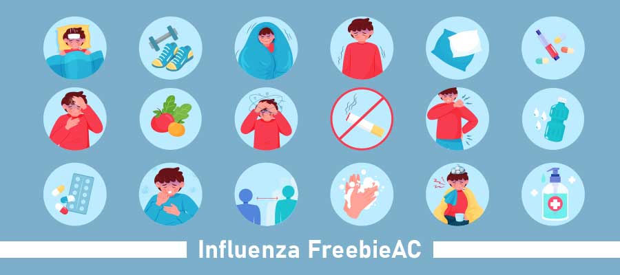 Influenza illustration collection