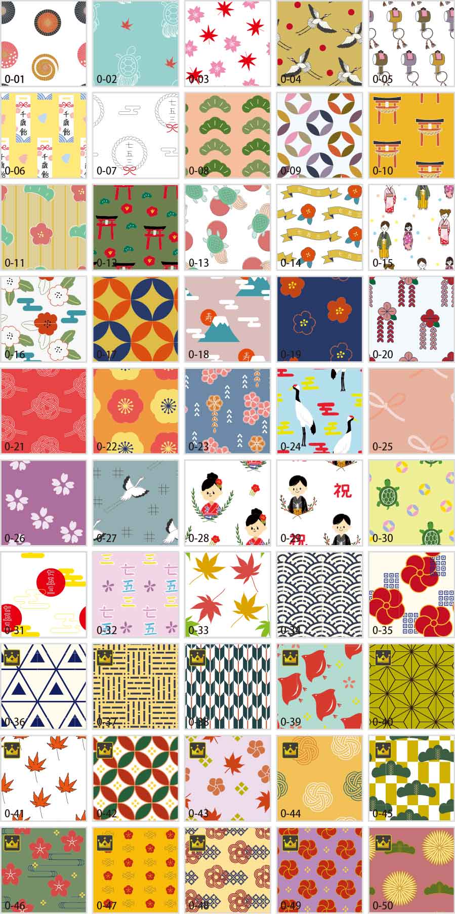 Shichigosan pattern illustration